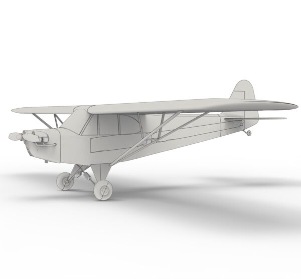 Piper J-3 Cub - STL