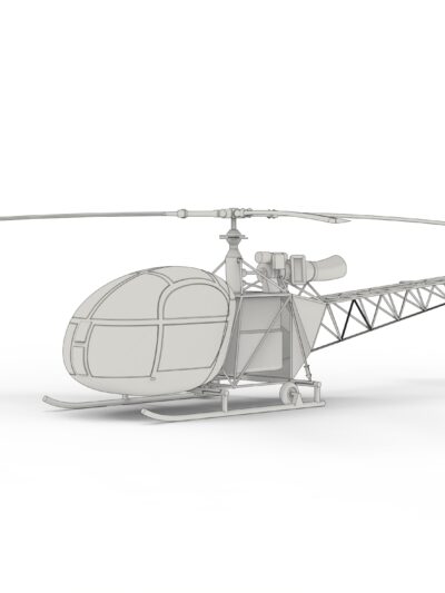 Aerospatiale Alouette 2 - STL