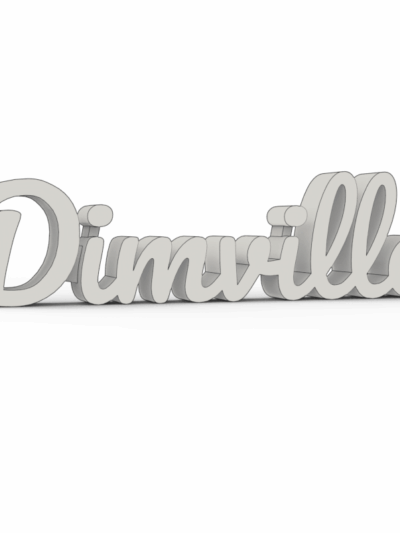 Dimville desk logo - STL