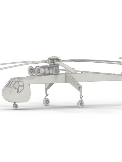 Sikorsky Erickson S-64 "Skycrane" - STL