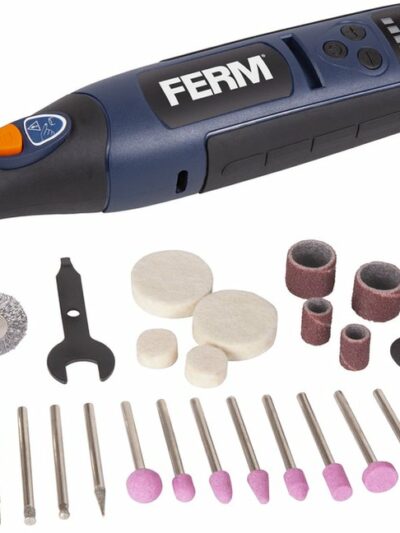 Mini 8V Cordless Rotary Tool with USB Charging and 24-Piece Accessory Set