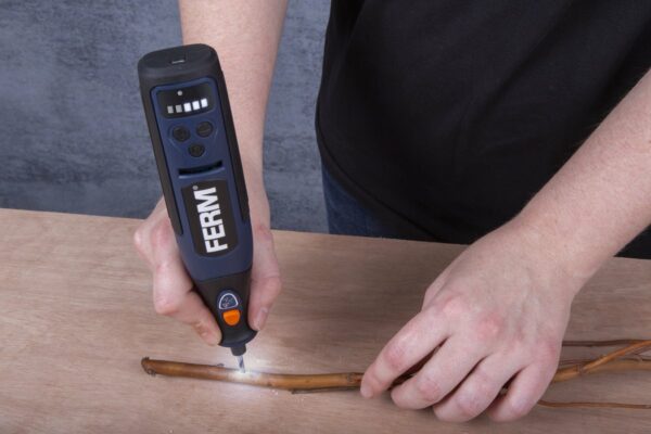 Mini 8V Cordless Rotary Tool with USB Charging and 24-Piece Accessory Set - Image 3