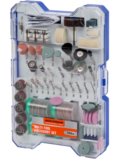Box of 198 Accessories for Mini rotating tool