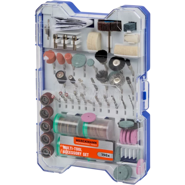Box of 198 Accessories for Mini rotating tool